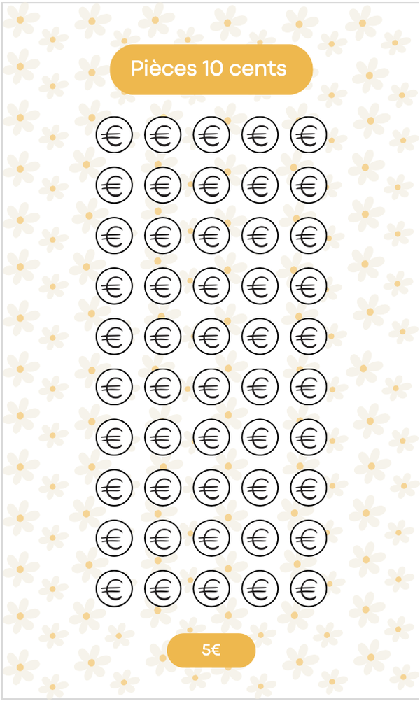 Challenge pièces 10 cents