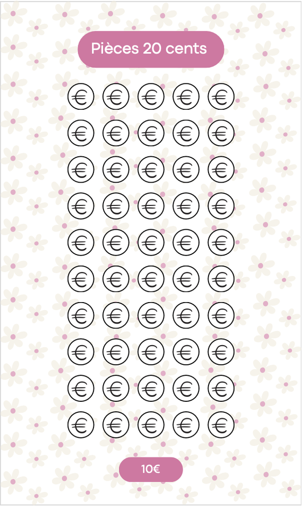 Challenge pièces 20 cents