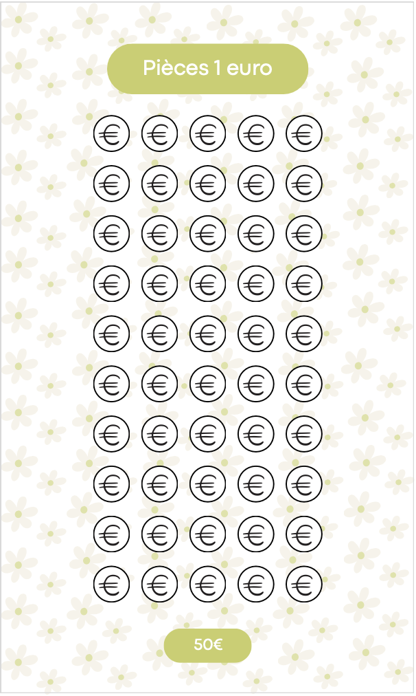 Challenge pièces 1 euro
