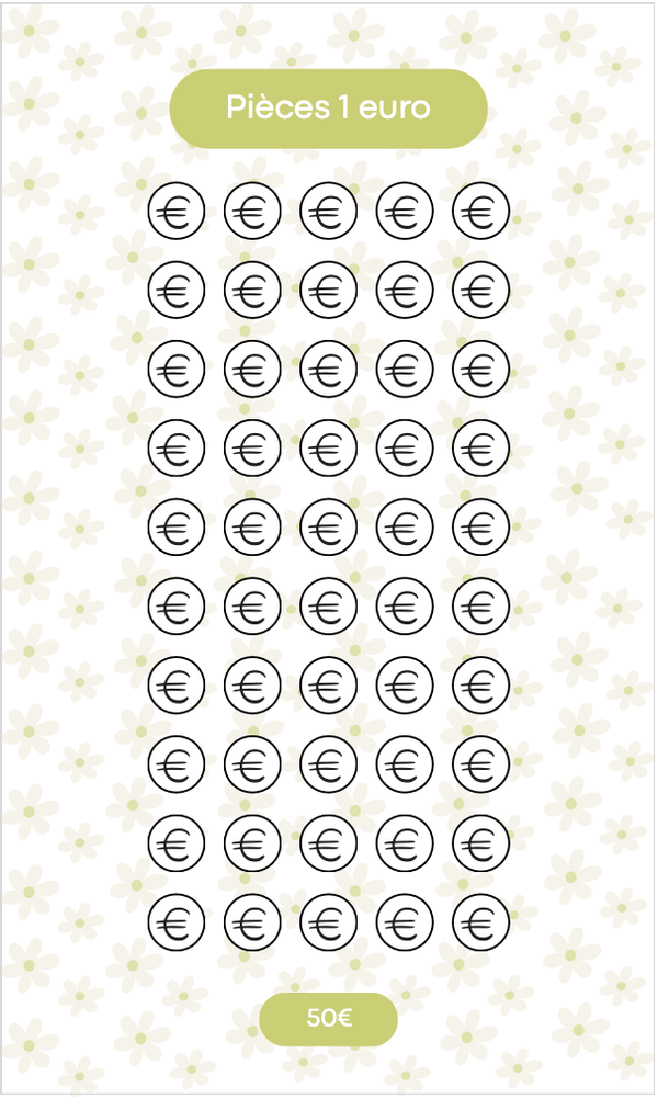 Challenge pièces 1 euro