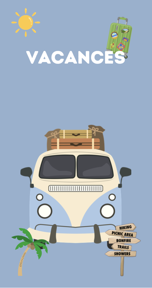 Page de garde vacances