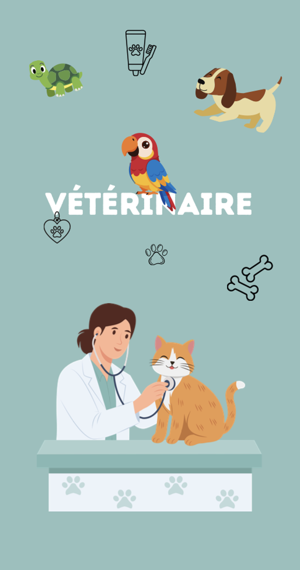 Page de garde vétérinaire