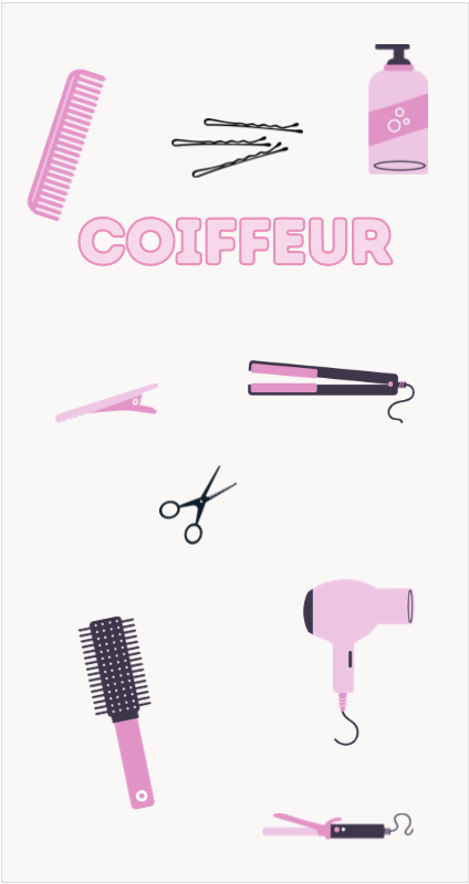 Page de garde coiffeur