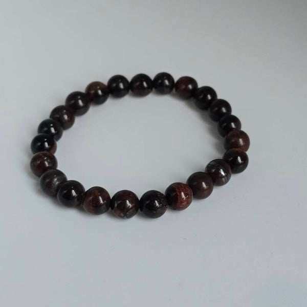 Rode Tijgeroog Armband: De Steen van Passie en Moed