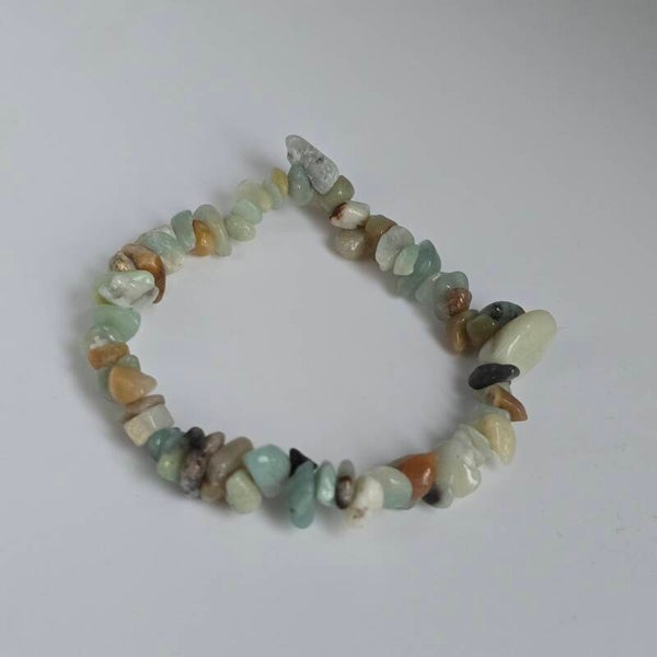 Amazoniet Chip Armband: Waarheid, Hoop en Kalmte