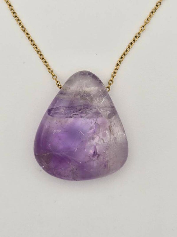 Unieke Ametrien Hanger: Balans tussen Rust en Daadkracht