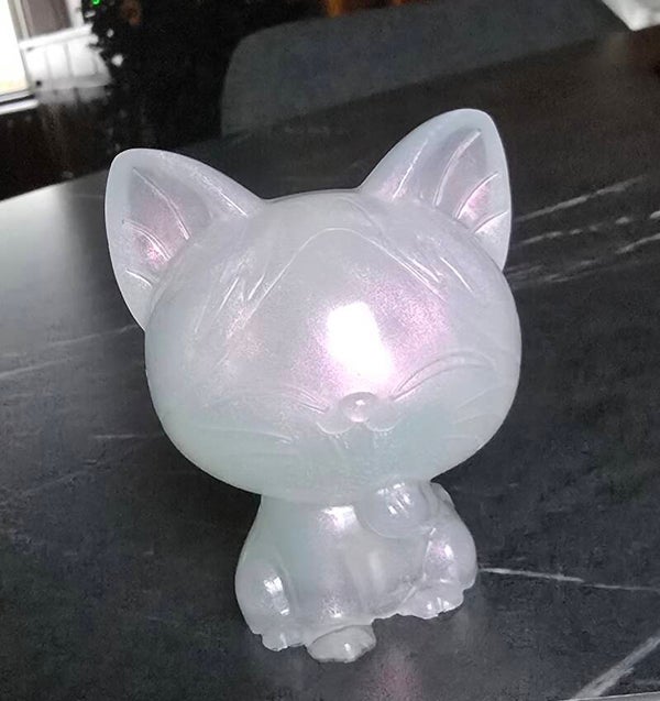 Unieke 'Opaline' Kat Figuur