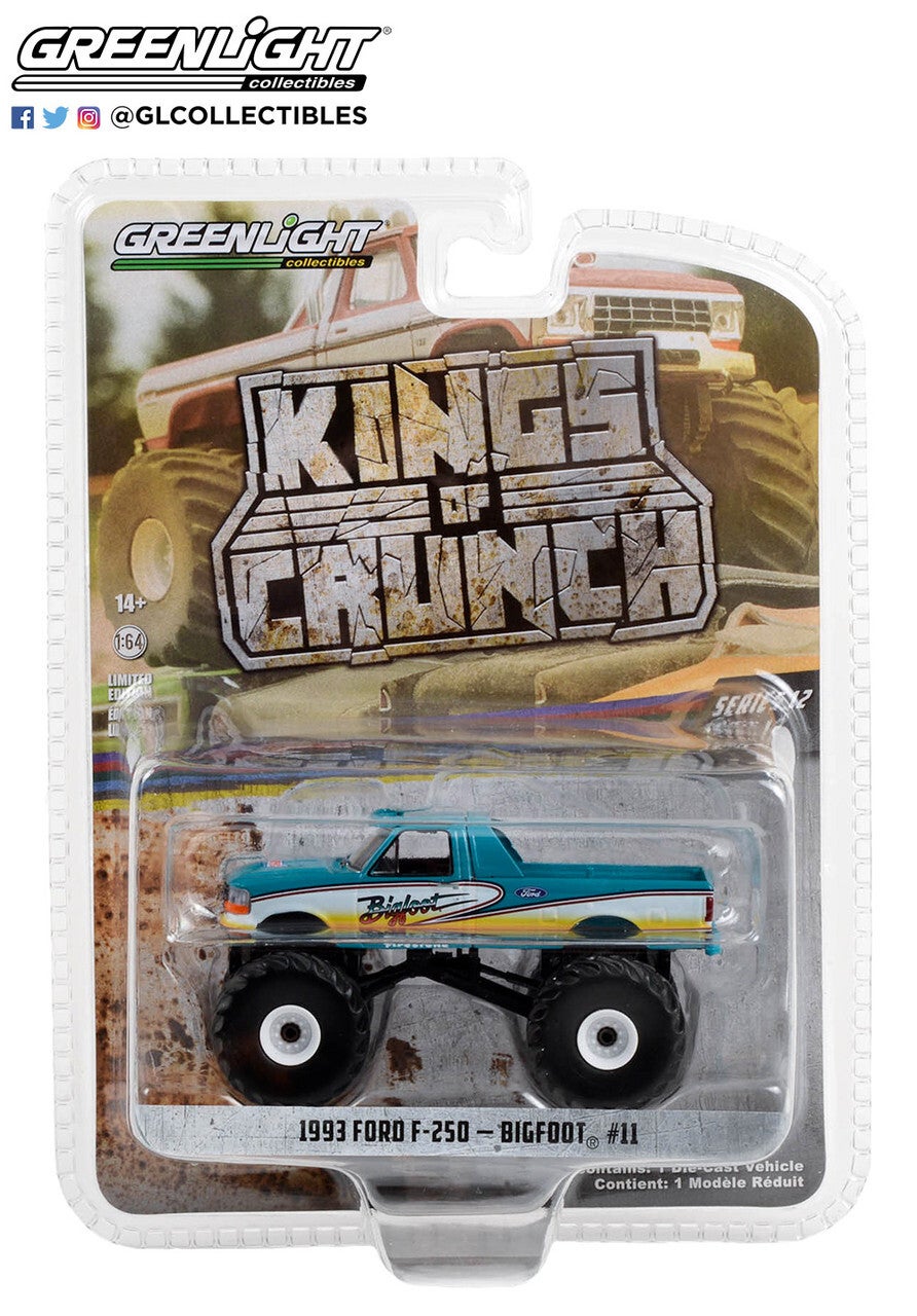 Bigfoot #11 - 1993 Ford F-250 Monster Truck / Greenlight 1/64