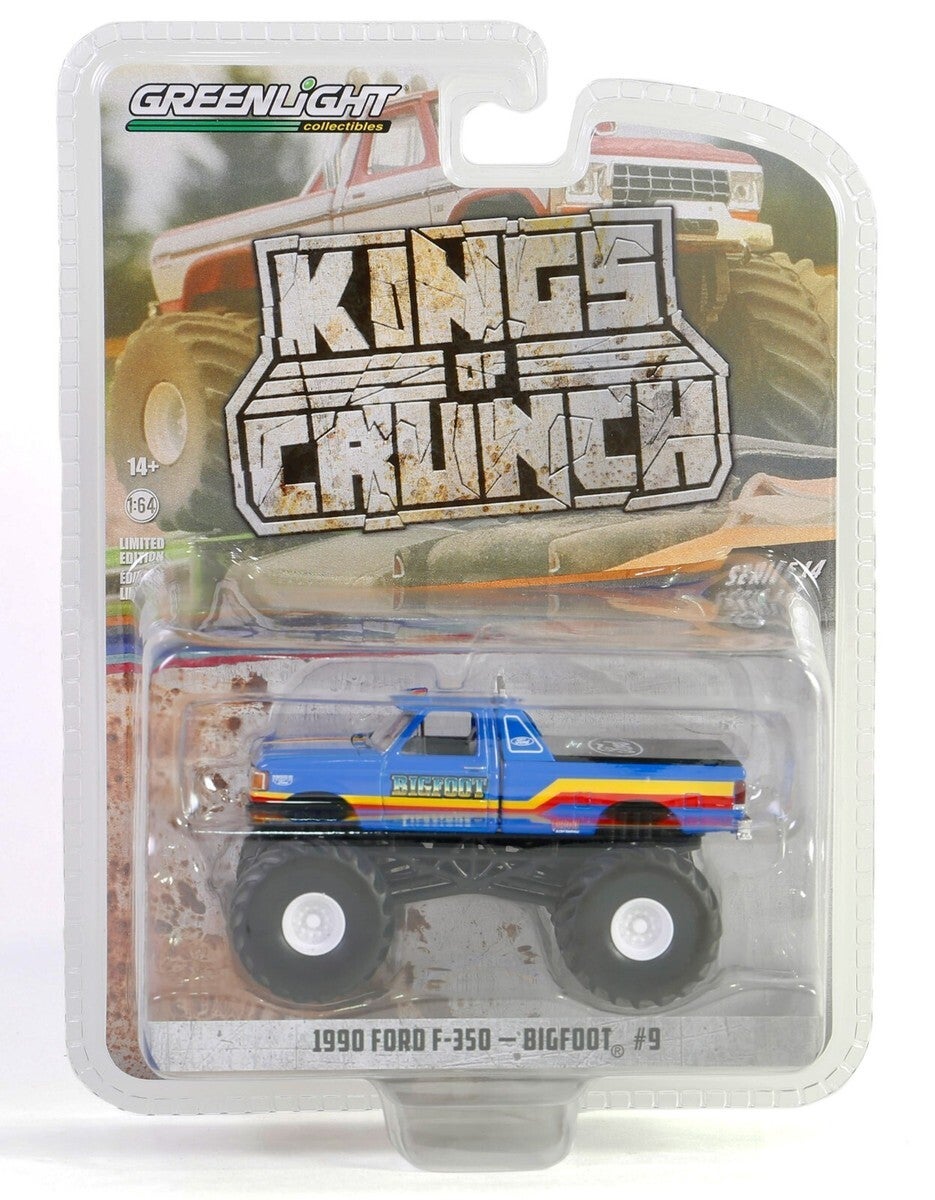 Bigfoot #9 - 1990 Ford F-350 Monster Truck / Greenlight 1/64