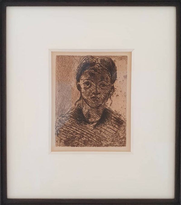 Paul Cezanne - Head of a Woman