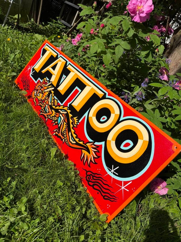 Dragon tattoo sign.