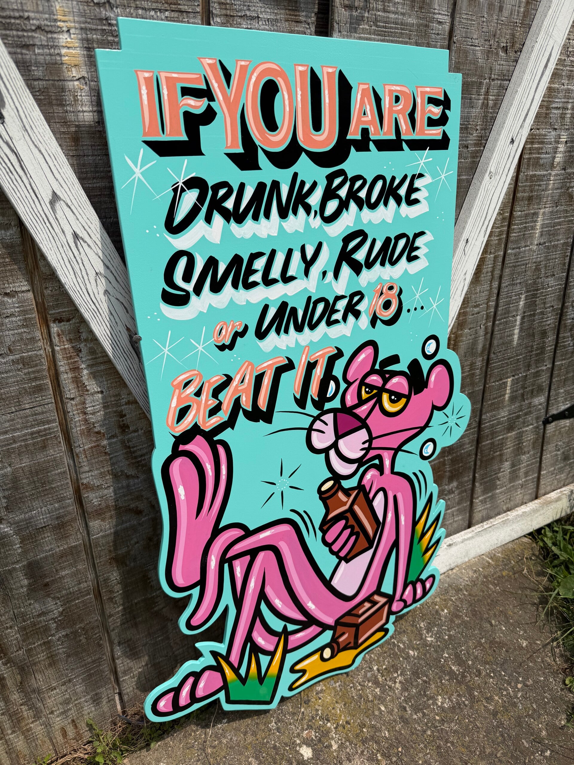 Pink panther shop rules