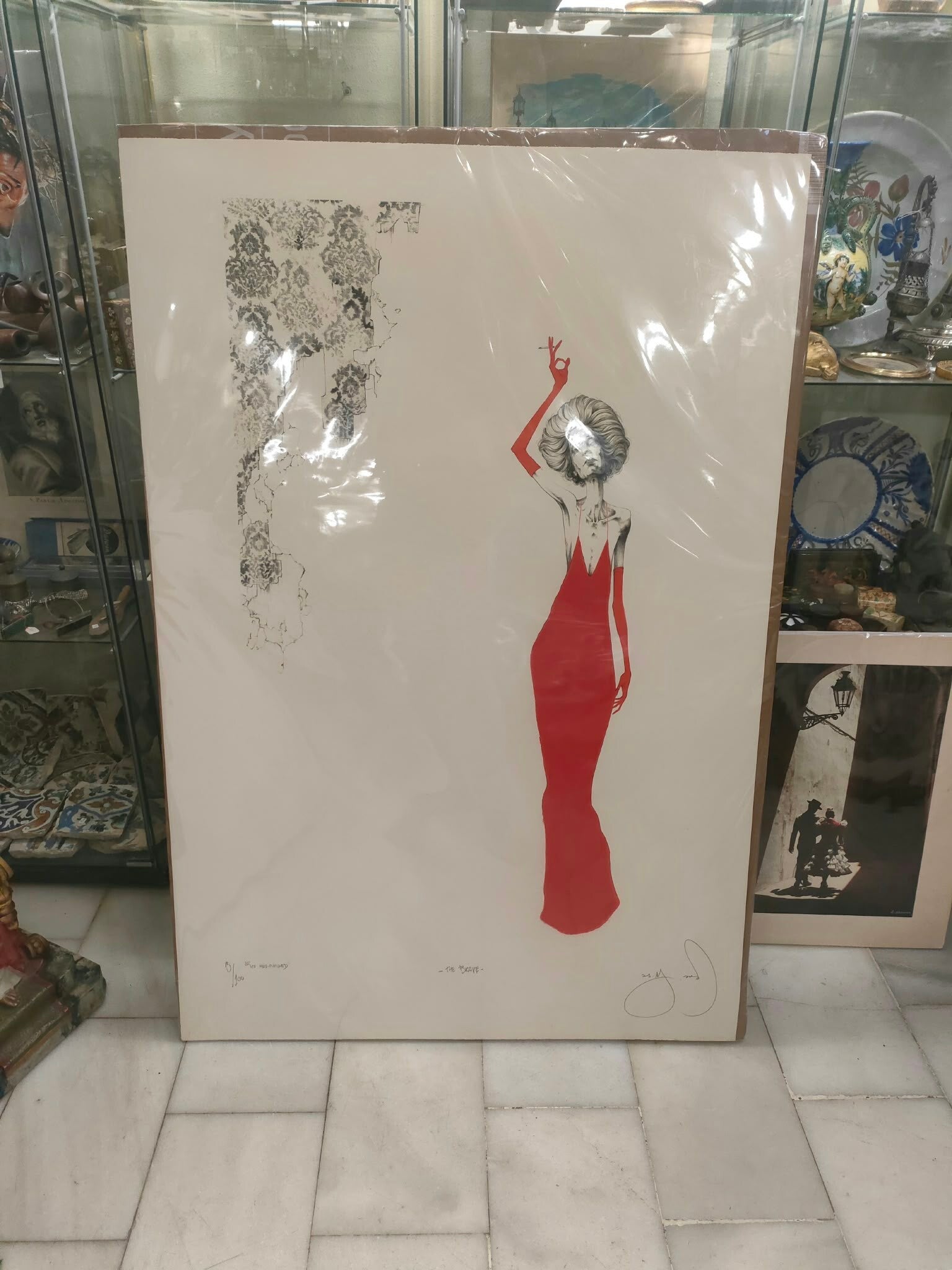 Adolfo Arenas Alonso - The Brave (Red Pastel)