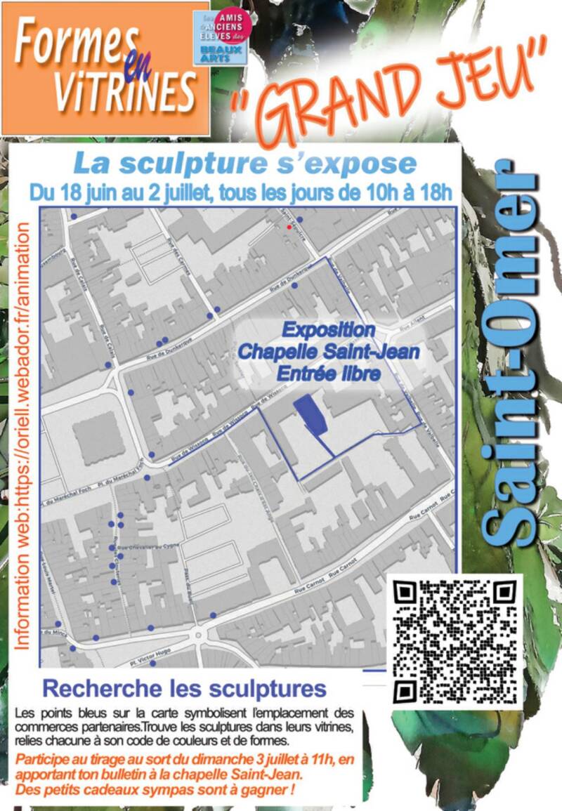 Grand jeu la sculpture s'expose