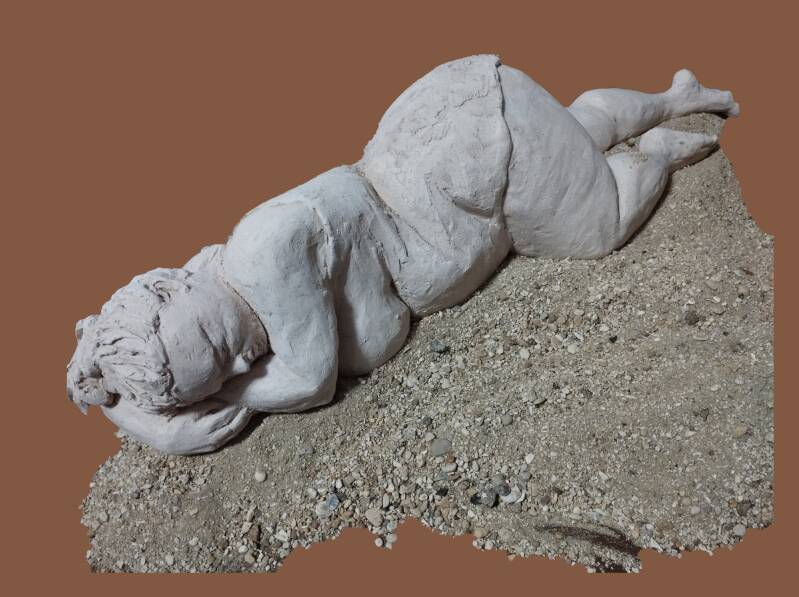 réverie sur le sable Tamara Lecatelier