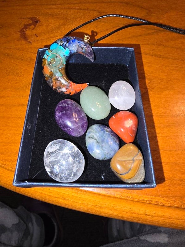 7 Chakra Set + Mondkette