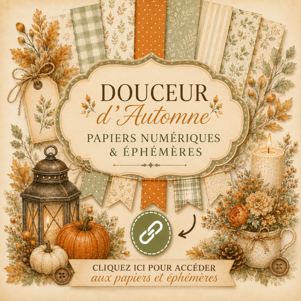 PAPIPAPIER NUMÉRIQUE ET ÉPHÉMÈRE DOUCEUR D'AUTOMNE