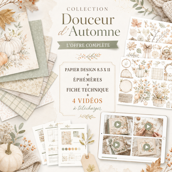 Papier design + éphémères imprimé + fiche technique + vidéo