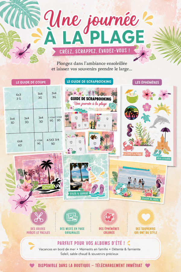 Guide de coupe + Guide de Scrapbooking