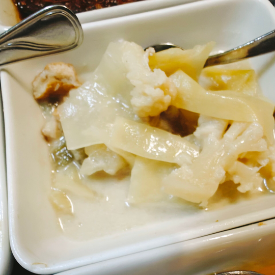 Sajoer Lodeh ongeveer 300 gram met wite rijst