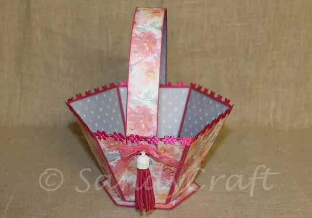 Körbchen Aquarell-Blumen