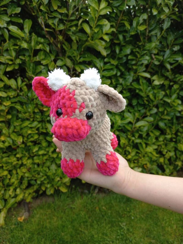 koe met rode vlekjes