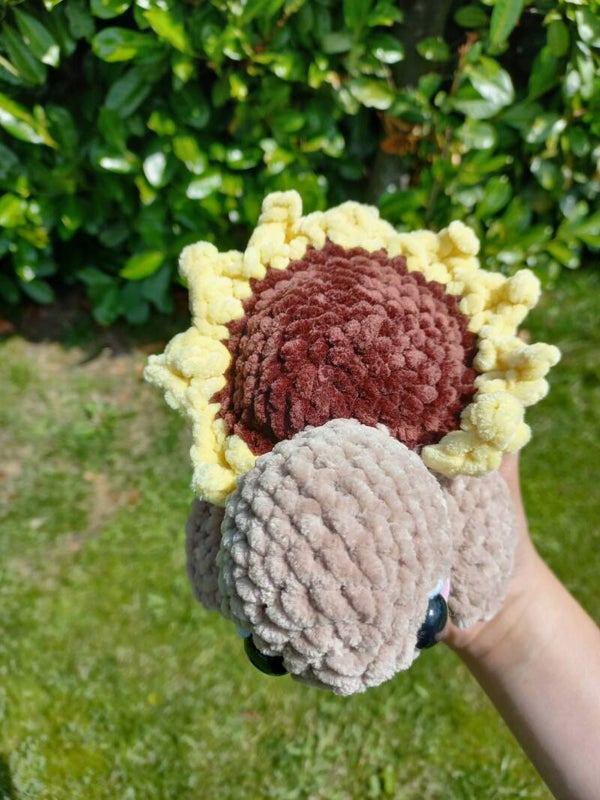 zonnebloem schildpad