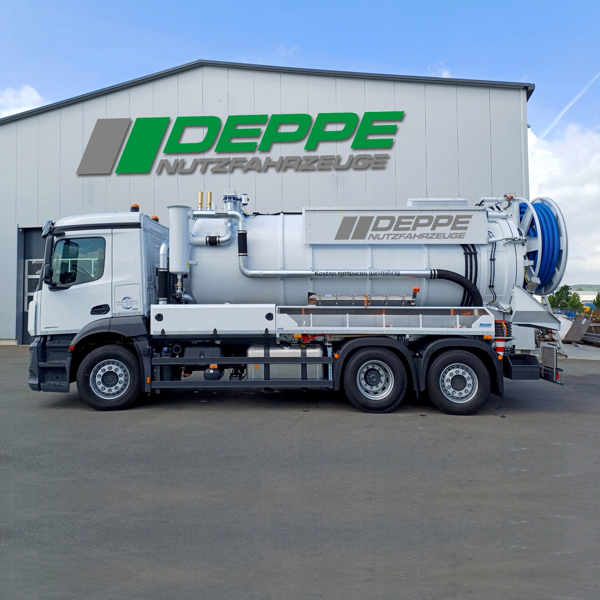 Mercedes-Benz 26.48 6X2 Saug-Druck Spüler Kipper