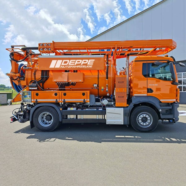 MAN 18.360 4X2 BL Saug-Druck Spüler Kipper - Saug- und Druckwagen mit Edelstahlbehälter