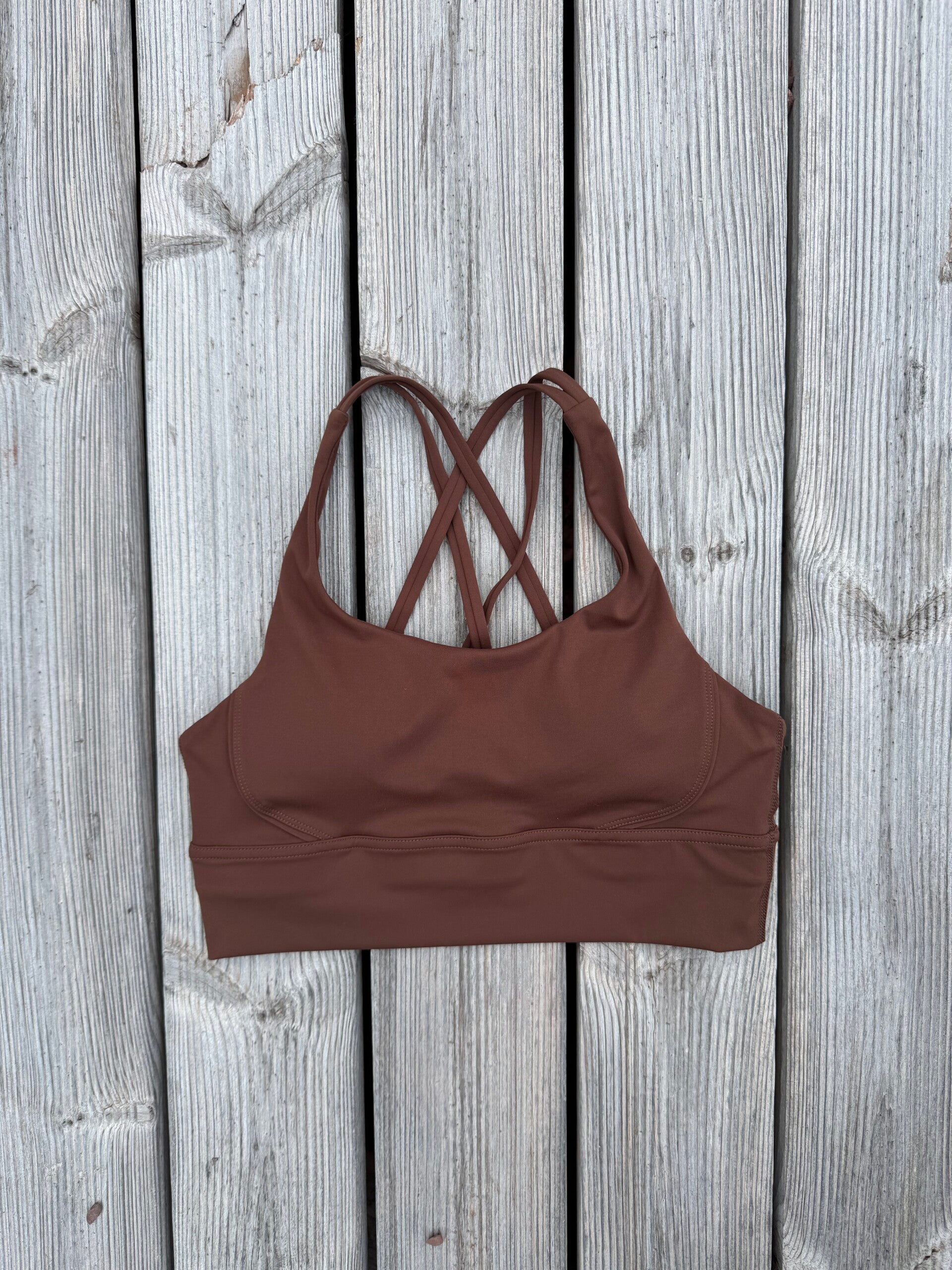 Top marrón sujeción media "estellencs”