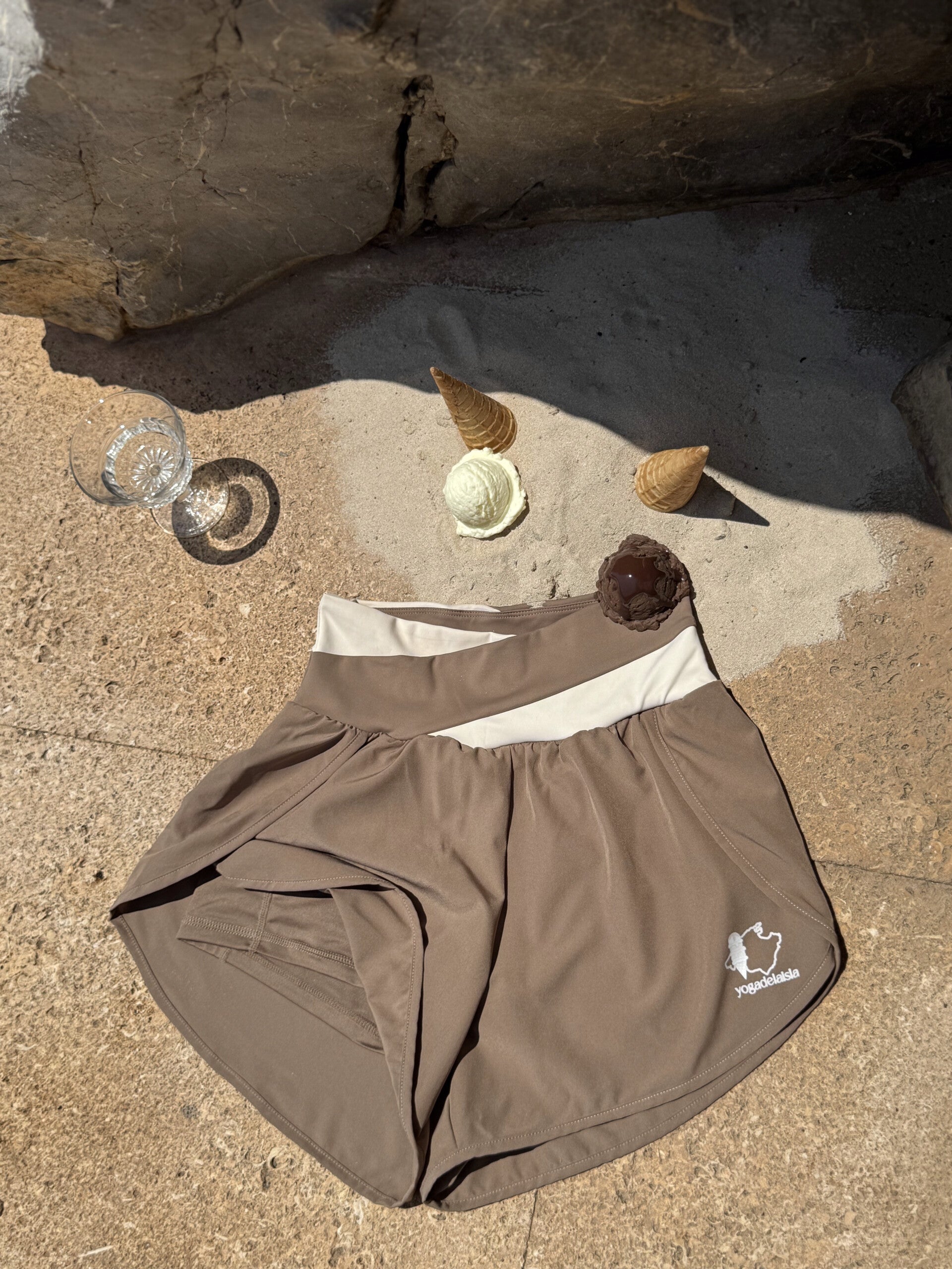 Short chocolate doble « helado »