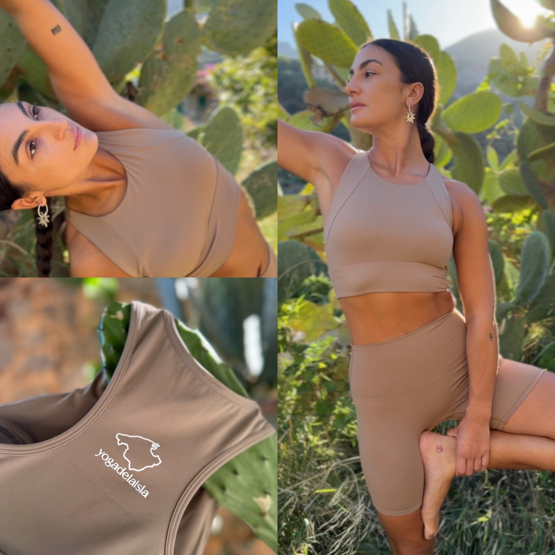 Short marrón talle alto 15 cm "la figuera de moro"