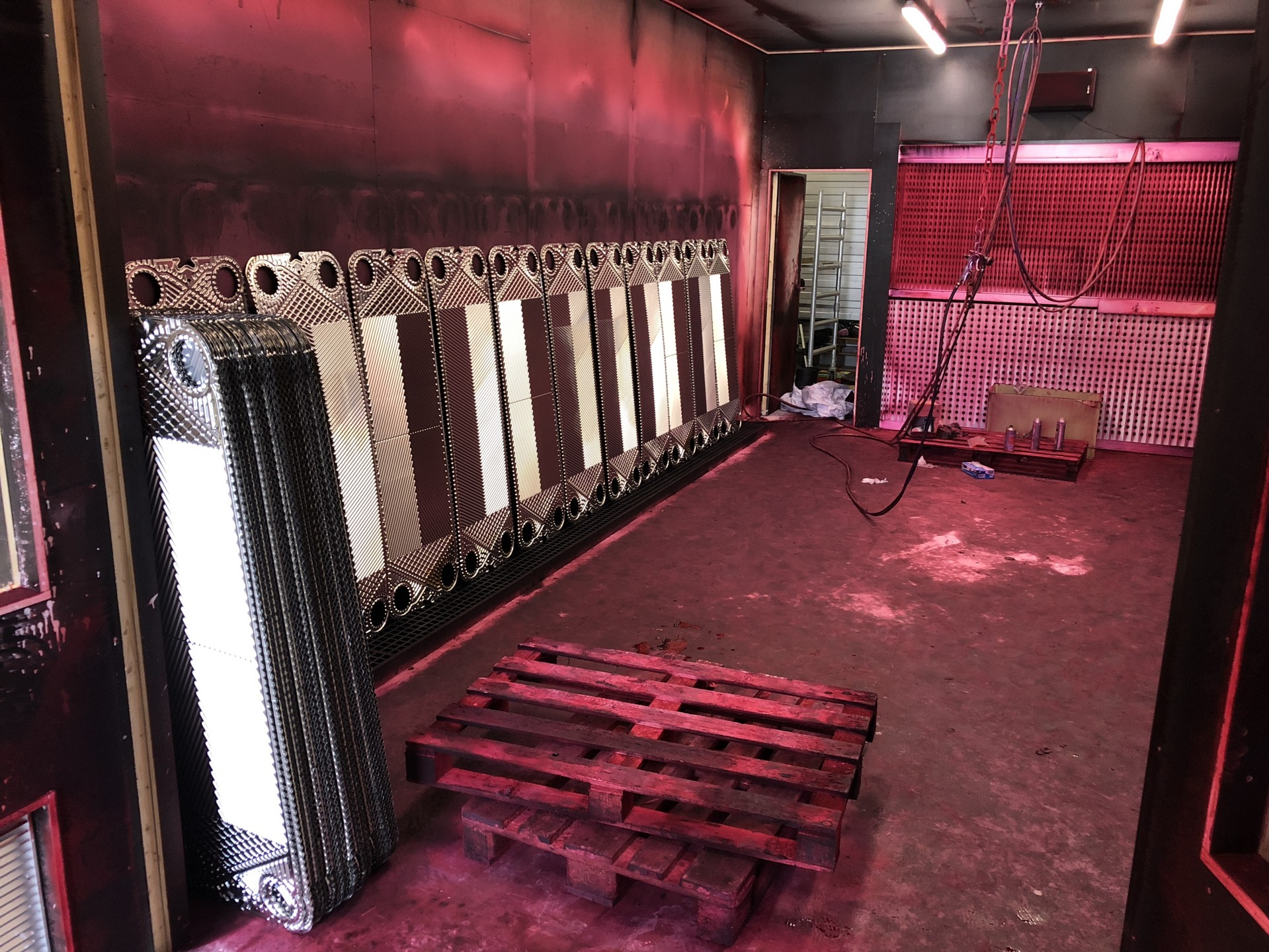 dye check platenwarmtewisselaar