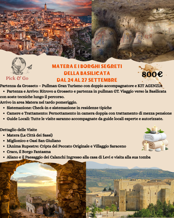 MATERA E I BORGHI SEGRETI DELLA BASILICATA