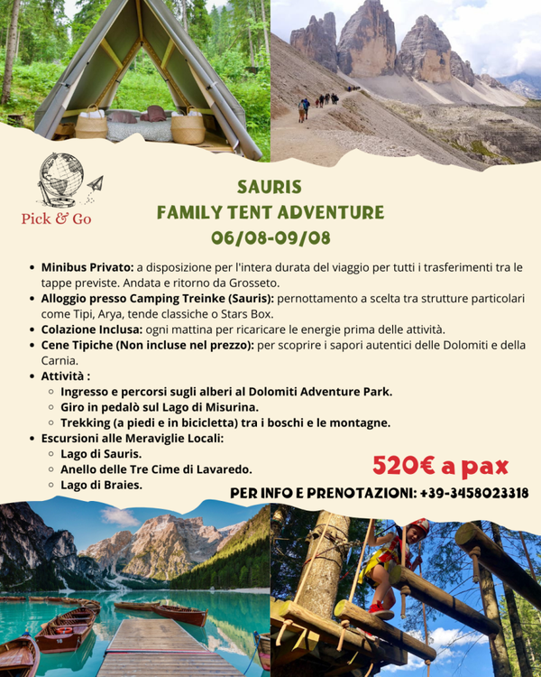 SAURIS FAMILY TENT ADVENTURE