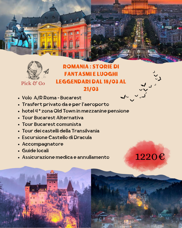 ROMANIA: STORIE DI FANTASMI E LUOGHI LEGGENDARI