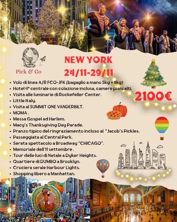 🦃 NEW YORK & THANKSGIVING SPECIAL TRIP