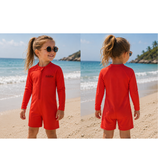 PRE-ORDER Neon Orange Swimsuit