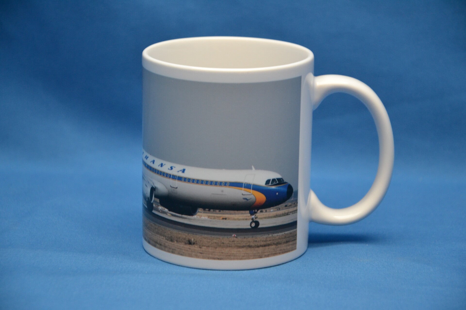 Koffie mok Airbus A321 Lufthansa Retro