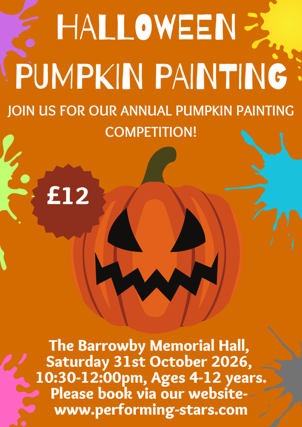 Annual Pumpkin Painting Workshop
