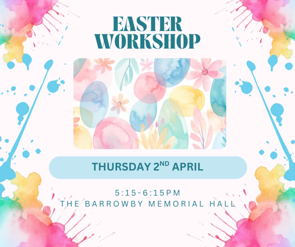 Easter Workshop- Reusable Fabric Easter Eggs- Thursday 2nd April- 5:15-6:15pm