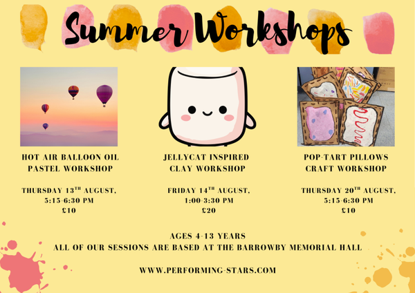 Oil Pastel Hot Air Balloon Workshop- Thursday 13th Aug 2026- 5:15-6:30 pm