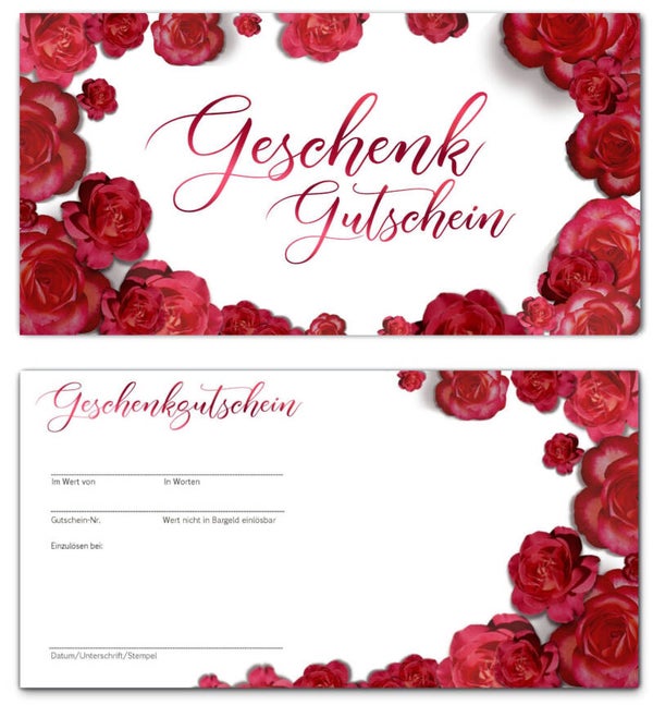 Geschenkgutschein für alle Anlässe (F095)  Beauty Kosmetik Floristik