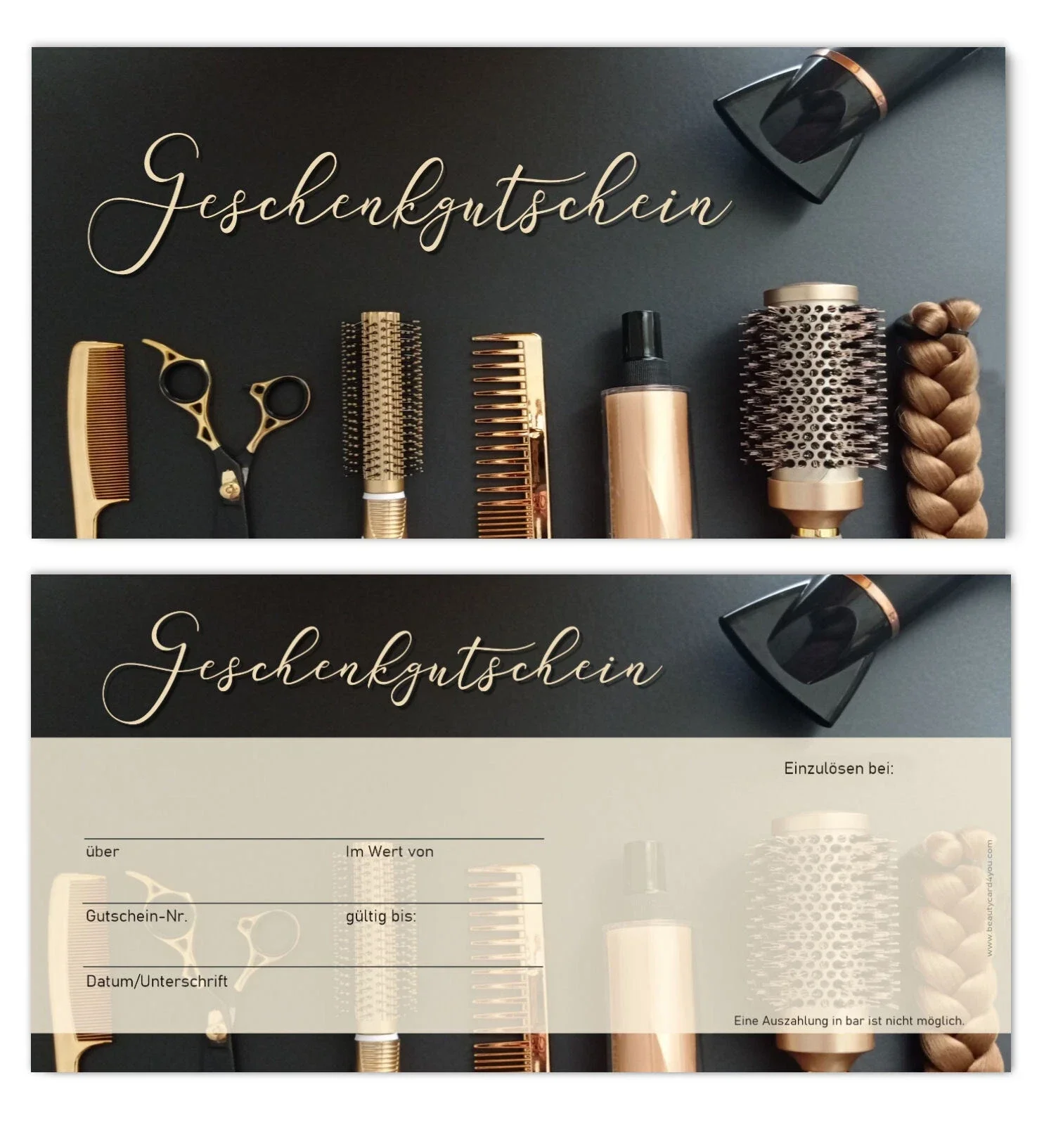 Geschenkgutschein für Friseure (F222)  Barbershop