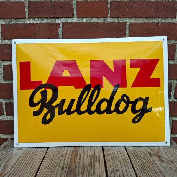 Lanz Bulldog - Emaille bord