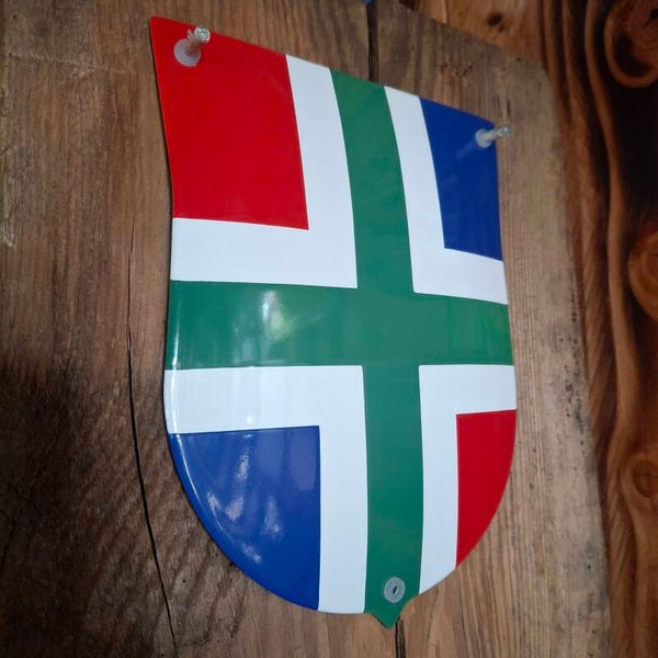 Wapenschild provincie Groningen - Emaille schild