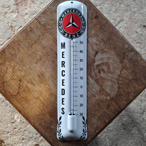 Mercedes thermometer - Emaille