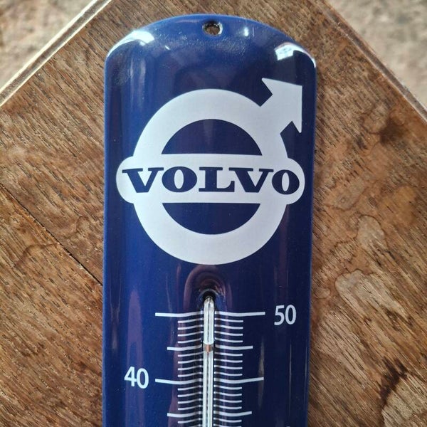 Volvo thermometer - Emaille