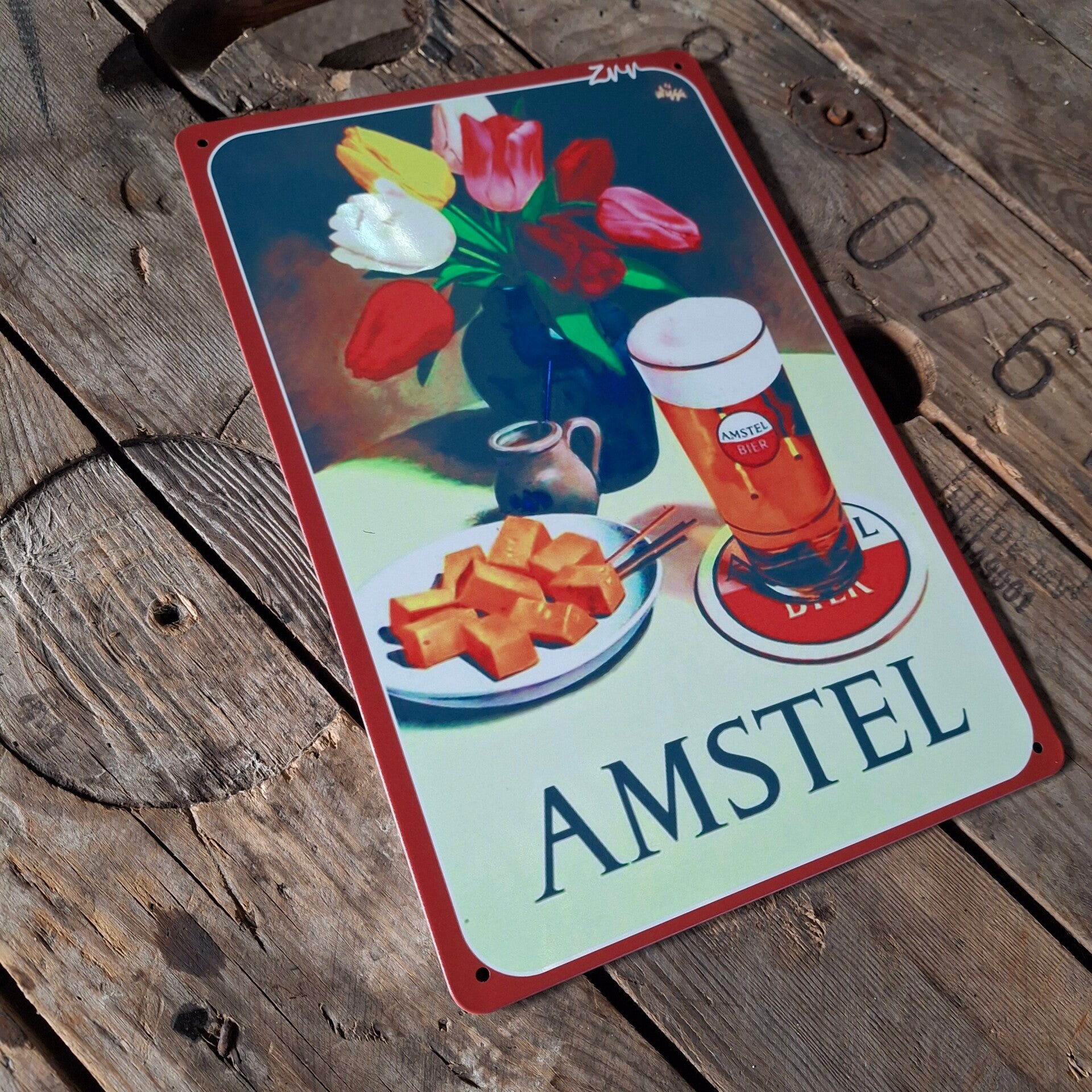 Amstel - Metalen wandbord