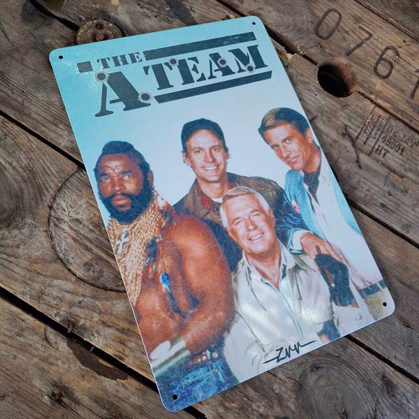 The A-Team - Metalen wandbord